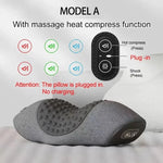 Almohada cervical con masaje y calor